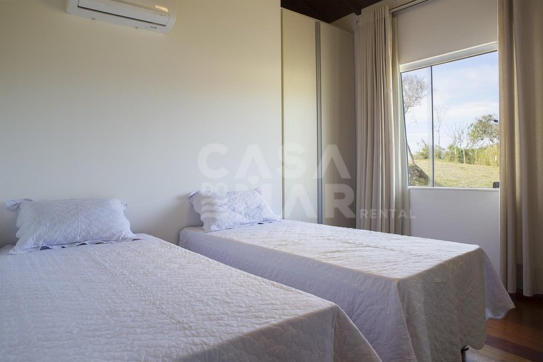 Espetacular casa, cinco suítes em condomínio, vista panorâmi