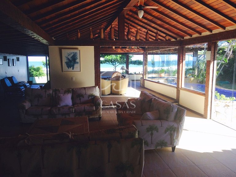 Linda casa pé na areia de Geribá