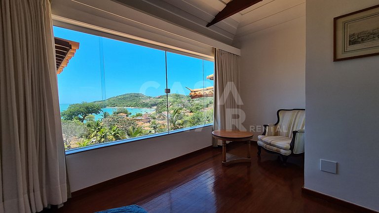 Uma casa maravilhosa e com a vista mais incrível na praia da