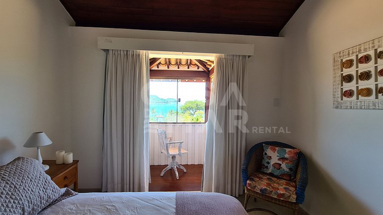 Uma casa maravilhosa e com a vista mais incrível na praia da
